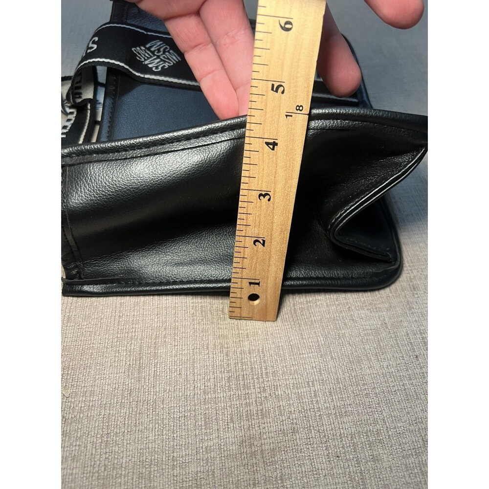 Steve Madden Crossbody Bag Womens Small Black Logo Strap Pouch Set Shoulder - Picture 16 of 16